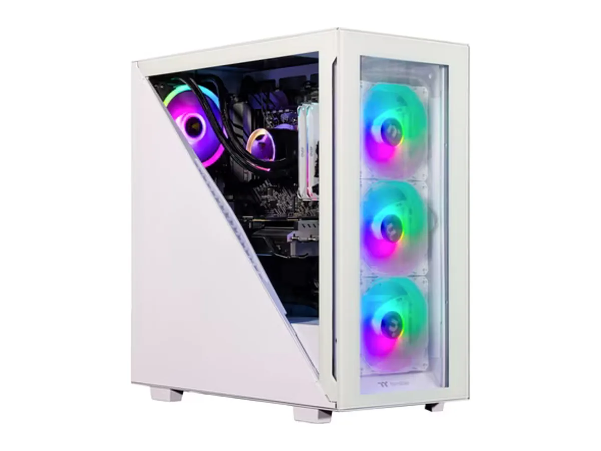 Velztorm Gladio CTO Powerful Gaming Desktop PC Liquid-Cooled (AMD Ryzen 9-5900X 12-Core, GeForce RTX 3050 8GB, 128GB DDR4, 8TB PCIe SSD + 6TB HDD (3.5), WRGB Fans, AC WiFi, BT, Win 10 Pro)