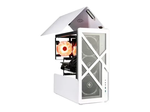 Velztorm White Addux Gaming & Entertainment Custom Desktop (AMD Ryzen 9 - 5900X 12-Core, GeForce RTX 3050, 32GB RAM, 4TB PCIe SSD, Wifi, USB 3.2, HDMI, Display Port, Win 10 Home)