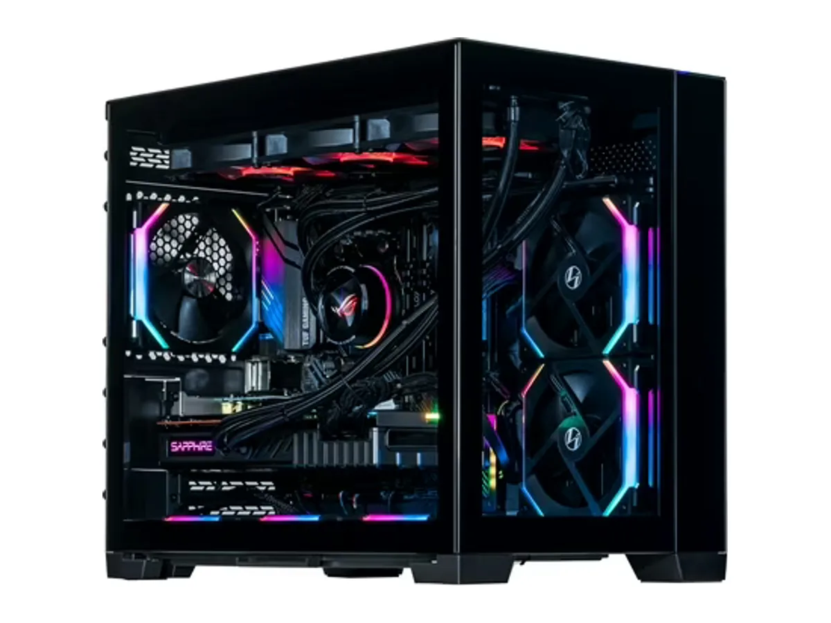 Velztorm Gemmix Custom Built Gaming Desktop PC (AMD Ryzen 7 5700X 8-Core, Radeon RX 6900 XT, 64GB RAM, 8TB PCIe SSD, Wifi, USB 3.2, HDMI, Display Port, Win 11 Pro)