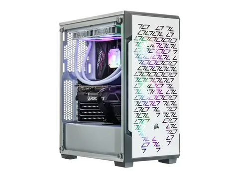 Velztorm White Ferrux II CTO Gaming Desktop (Intel i9-11900K 8-Core, GeForce RTX 3050 8GB, 128GB DDR4, 2TB PCIe SSD, 240mm AIO, 750W PSU, WiFi 6, BT 5.1, Win 11 Home) VELZ0072