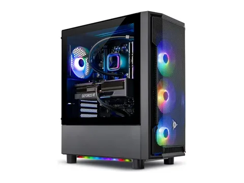 Skytech Shadow Gaming PC Desktop NVIDIA Geforce RTX 4060 1TB NVMe SSD 16GB DDR4 SDRAM, AIO Liquid Cooling Windows 11