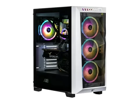 Velztorm White Pilum Custom Built Gaming Desktop PC (AMD Ryzen 7 5700X 8-Core, GeForce RTX 3060, 64GB RAM, 2TB PCIe SSD + 6TB HDD (3.5), Wifi, USB 3.2, HDMI, Bluetooth, Display Port, Win 11 Pro)