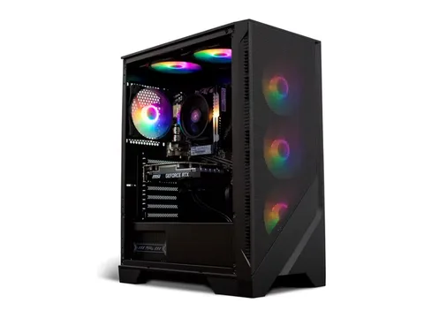 NSX Gaming PC Gamer NSX, AMD Ryzen 5 5500, 16GB RAM, 512GB SSD, Black, New