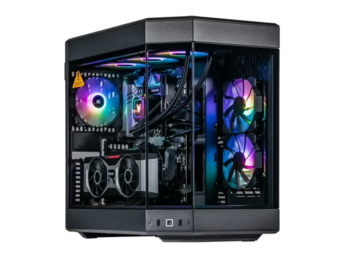 Velztorm Black Praetix Gaming Desktop PC (Intel i9-13900K upto 5.8GHz, Radeon RX 6900 XT 16GB, 64GB DDR5, 2TB PCIe SSD + 6TB HDD (3.5), 360mm AIO, RGB Fans, 1000W PSU, WiFi 6E, Win 11 Pro) VELZ0085
