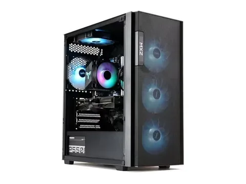 MXZ Gaming Desktop Pc,Intel I5 12400F,RTX4060, NVME M2 500GB, 16G DDR4,RGB,Wifi,Win 11 Ready,Gamer Desktop Computer