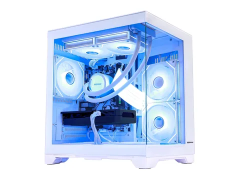 Hoengager RTX 5070 12GB Gaming PC - AMD Ryzen 7 5700X 3.4 GHz, 32GB DDR4 RAM, 2TB SSD, 650W PSU, Software-controlled ARGB, Windows 11 -RGB Prebuilt PC