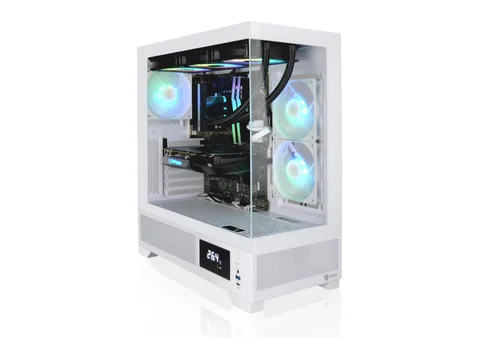 AVGPC Whirlwind Gaming PC AMD Ryzen 7 9700X Zen5, Radeon RX 9070 XT, 32GB 6000MHz DDR5, 1TB NVME M.2 SSD, 360MM AIO Liquid Cooling, WiFi/AC, Tempered Glass Case White, Windows 11 Home White