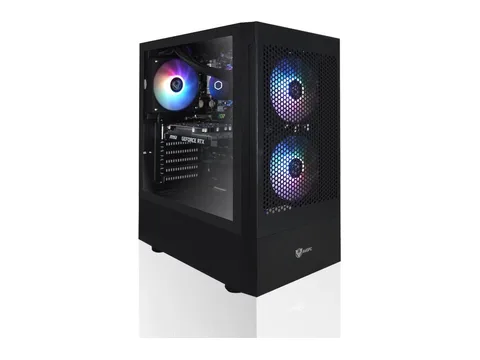 AVGPC Max Gaming PC - AMD RYZEN 7 5700X 8-Core, Nvidia GeForce RTX 5060, 32GB RAM, 1TB M.2 NVMe SSD, Heat-pipe Cooler, Windows 11 Black
