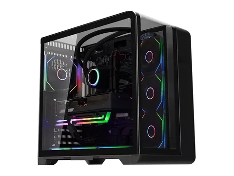 Hoengager Astral Plus Gaming PC- AMD Ryzen 5 9600X 3.9 GHz -Radeon RX 9060 XT 16GB -32GB DDR5 RAM-1TB PCIe and 1TB SATA SSD- ARGB Software-Windows 11