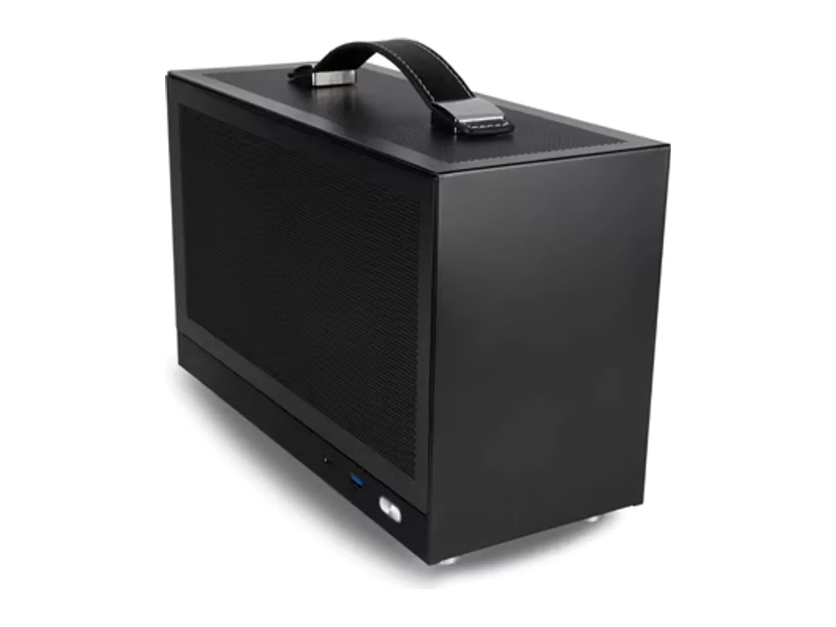 Empowered PC LAN Gaming Desktop (8.1L Small & Light, RTX 5080 16GB, AMD 8-Core Ryzen 7 9800X3D CPU, 32GB DDR5 RAM, 2TB Gen4 NVMe SSD, WiFi 7 + BT, Windows 11 Pro) Best Mini ITX SFF Computer (Black)