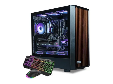 ViprTech Overlord 3.0 PC - AMD Ryzen 9 7900X 5.3Ghz, RTX 5070 Ti 16G, 32GB, 2TB, Liquid-Cooled Black Walnut