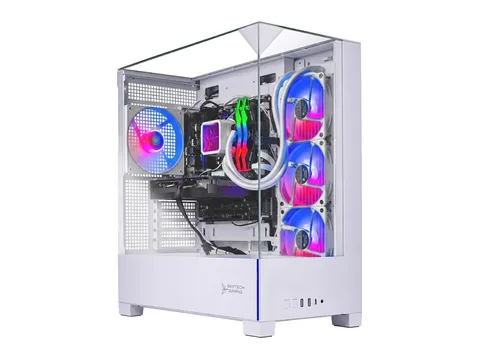 Skytech Gaming Archangel 5 Gaming PC, AMD Ryzen 7 9800X3D 4.7GHz, NVIDIA RTX 5070 12GB VRAM, 2TB Gen4 NVMe SSD, 32GB DDR5 RAM 6000, 750W GOLD PSU, 360 ARGB AIO , Wi-Fi, Win 11, Desktop