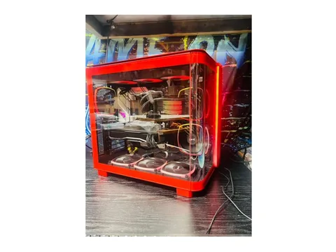 Gaming PC with Radeon RX 7900 XT 20GB, AMD Ryzen 9 7900X, ASUS ROG AM5 motherboard, 48GB DDR5 RAM, 2TB SSD, 850W PSU, 9 ARGB fans, 3-fan LCD liquid cooling and Windows 11 Pro 64-bit OS