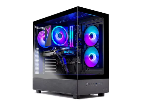 Skytech Gaming Azure 3 Gaming PC, Intel i5 14400F 2.5GHz, NVIDIA RTX 5060, 1TB NVMe SSD, 32GB DDR5 RAM 6000, 650W GOLD PSU, Wi-Fi, Win 11, Desktop