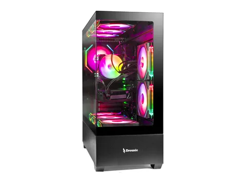 Evounic Gaming PC Desktop Ryzen 7 5800X, RTX 5060, 16GB RAM, 1TB SSD, 650W PSU, WiFi6, BT5.4, Win11 Pro, ARGB High-Performance Gaming Tower