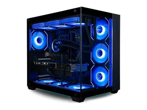 Panorama XL RTX 5070, 24-Core i9-13900KF, 32GB DDR5 RAM, 1TB Gen4 SSD, 360mm Liquid Cooled Gaming Desktop PC w/Windows 11 Pro, 3 Year Warranty, RGB Keyboard+Mouse, Internal WiFi 6E, 3X DP, HDMI