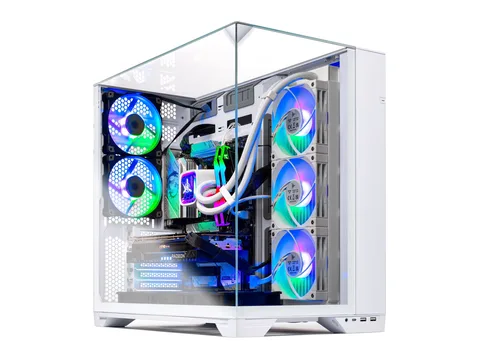 Skytech Gaming O11 Vision Gaming PC, AMD Ryzen 7 7700X 4.5GHz, AMD RX 9070XT 16GB VRAM, 1TB NVMe SSD, 16GB DDR5 RAM 6000, 850W GOLD ATX 3 PSU, 360 ARGB AIO , Wi-Fi, Win 11, Desktop