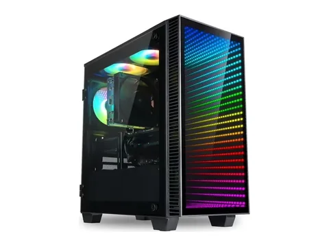 Continuum Micro RTX 5070 Ti 16GB, 20-Core Intel Ultra 7 265KF CPU, 32GB DDR5 RAM, 2TB Gen4 NVMe SSD, Gaming Desktop PC w/Windows 11 Pro, 3-Year Warranty, RGB Keyboard+Mouse, Internal Wi-Fi 6E