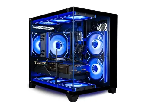 Panorama RTX 5090, Ryzen 7 7800X3D, 32GB DDR5 RAM, 2TB NVMe Gen4 SSD, Gaming Desktop PC w/Windows 11 Pro, 3-Year Warranty, RGB Keyboard+Mouse, Internal Wi-Fi 6E, 3X DP & HDMI