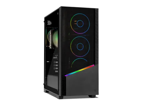 Yeyian Elara Gaming Desktop – Core Ultra 5 250KF, GeForce RTX 5060, 32GB RGB DDR5 6000MHz, 2TB SSD – AI‑Ready High‑Airflow Tower with Performance Air Cooling – SKU YPI‑EL25KFC‑560P2U