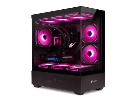 Evounic Prebuilt Gaming PC Liquid Cooled Desktop Computer Ryzen 7 5800X RTX 4060 16GB DDR4 RAM 1TB NVME SSD WiFi 6 BT5.4 650W WIN11 ARGB 9Fan,VR Ready