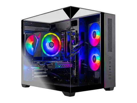 Skytech Gaming Crystal Gaming PC, AMD Ryzen 5 8400F 4.2GHz, AMD RX 9060 8GB VRAM, 1TB NVMe SSD, 16GB DDR5 RAM 6000, 650W GOLD PSU, WI-FI 5, Windows 11, Desktop