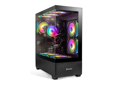 RGB Gaming PC Desktop Computer, Intel Core i7-8700K, Radeon RX 580 8GB, 16GB RAM, 1TB SSD, WiFi 6, Bluetooth 5.4, Windows 11