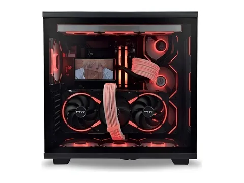 Blazingtech EX Stream Gaming Desktop PC, RYZEN 7 9800X3D, AMD Rdeon RX 9070XT, 32GB RAM, 2TB NVMe, BLACK