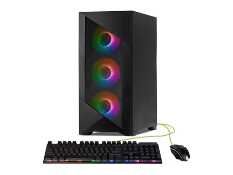 YEYIAN Edge Gaming Desktop PC Intel Core i5-14400F RTX 5060 Ti 8GB 32GB DDR5 6000MHz 1TB NVMe SSD Wi‑Fi 6E Windows 11 Home - YPI-ED44F0C-56T1U