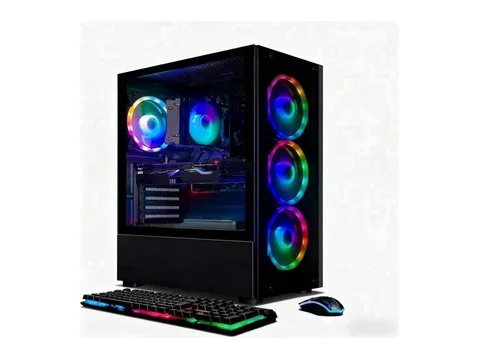 STGAubron Gaming Desktop PC, AMD Ryzen 5 2600 up to 3.9GHz, 16G DDR4, 512G SSD, GeForce RTX 2060 6G, 600M WiFi, BT 5.0, RGB Fan x4, Windows 11 Home