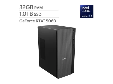 Lenovo IdeaCentre 17 Liter — Intel Core Ultra 7 265F Processor — 32GB DDR5 RAM — 1TB NVMe SSD — GeForce RTX 5060 — Windows 11 Home