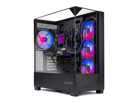 Skytech Gaming Shadow 5 Gaming PC, Intel i7 14700F 2.1GHz, NVIDIA RTX 5060 Ti 8GB VRAM, 1TB NVMe SSD, 32GB DDR4 RAM 3200, 750W GOLD PSU, 360 ARGB AIO , Wi-Fi 5, Windows 11, Desktop