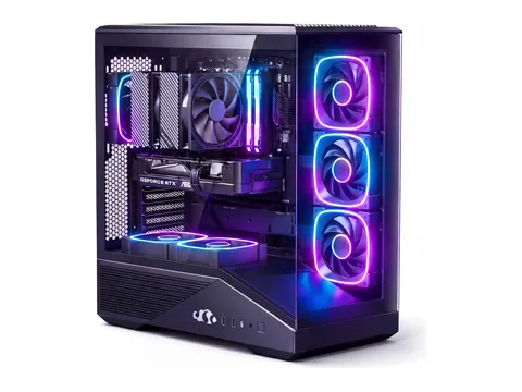 NIMO AI-Creator-Gaming-Desktop, GeForce RTX-5070Ti 32GB DDR5 RAM 1TB SSD | Intel i5-14400F(Up to 3.6GHz beat i7-11700) 850W Power Supply ARGB Fan x6, Prebuilt PC Business & Digital Nomads Streaming