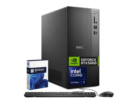 Dell Tower Desktop DECT1250 NVIDIA RTX 5060 32GB RAM 1TB Intel Ultra 7 265F