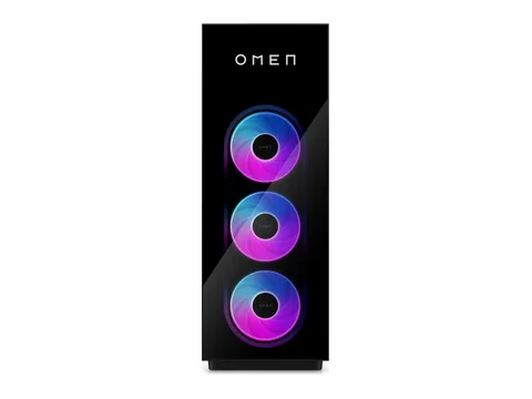 HP 0men Max 45L RTX 5070, Ryzen 7 7700X, 16GB DDR5 RAM, 1TB Gen4 SSD, Liquid-Cooled Gaming PC w/ 1200W Platinum PSU, WiFi 6E, Windows 11 Pro, USB-C, Tempered Glass