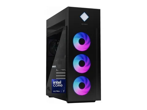 HP 0MEN 45L Gaming Desktop, NVD RTX 5070 12GB, Intel 20-Core Ultra 7 265KF, 32GB DDR5 RAM, 2TB NVME SSD, Windows 11 Pro, USB-C, Copilot, Liquid-Cooled AI Gaming PC w/Tempered Glass