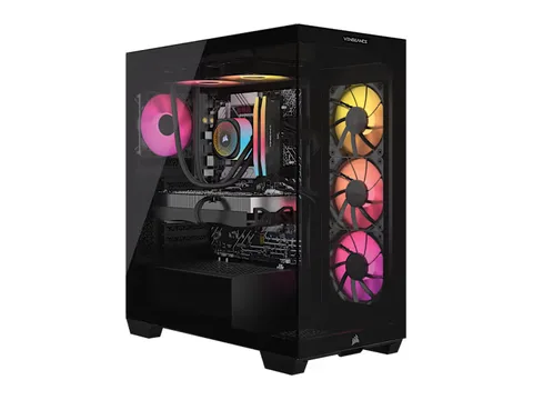 CORSAIR VENGEANCE i7600 Gaming PC: Intel Core Ultra 7 265KF, GeForce RTX 5080, 32GB DDR5, 2TB M.2 SSD, Win11 Home