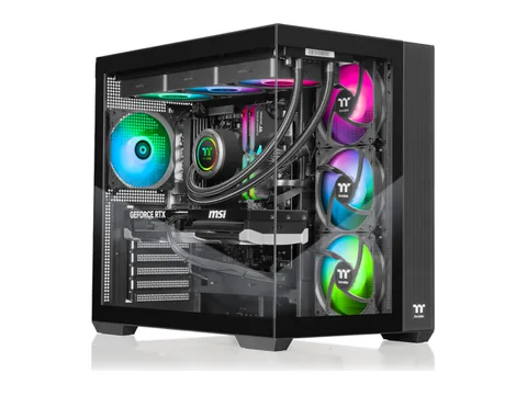 Thermaltake Gaming Desktop PC V38B-B850-580-LCS AMD Ryzen 7 9800X3D 32GB DDR5 1TB SSD GeForce RTX 5080 Windows 11 Home
