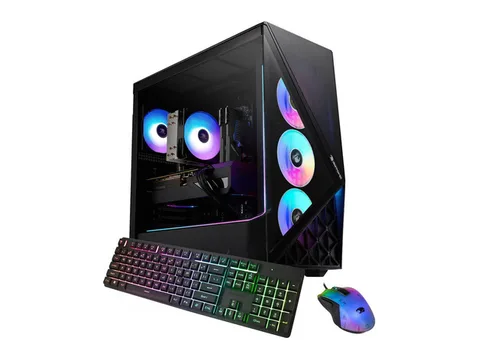 iBUYPOWER Slate Gaming PC Desktop Computer AMD Ryzen 7 8700F CPU, NVIDIA GeForce RTX 5070 12GB GPU, 32GB DDR5 RAM, 1TB NVMe SSD, Windows 11 Home,...