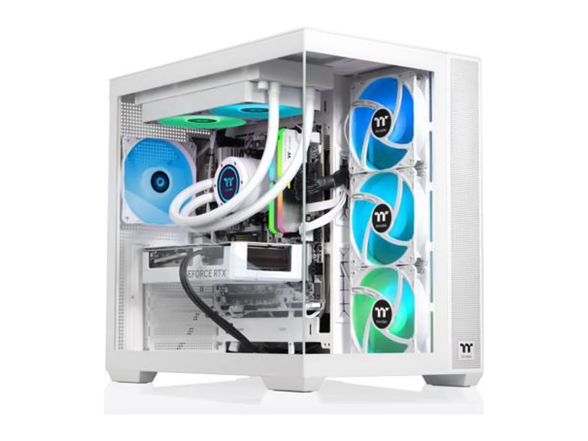 Thermaltake Gaming Desktop PC V38S-B650-580-LCS AMD Ryzen 7 7800X3D 32GB DDR5 1TB SSD GeForce RTX 5080 Windows 11 Home