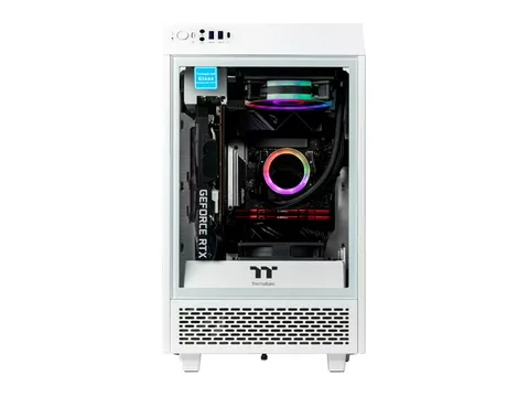 Velztorm White Vertix Gaming Custom Desktop (AMD Ryzen 9 5900X 12-Core, GeForce GTX 1050 Ti, 16GB RAM, 4TB SATA SSD, Wifi, USB 3.2, HDMI, Bluetooth, Display Port, Win 10 Home)