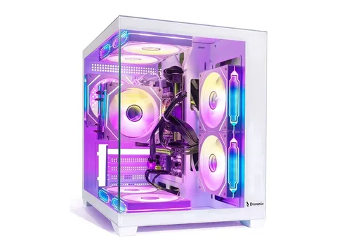 Gaming Desktop PC AMD Ryzen 5 5500, GeForce GTX 1080 Ti 11GB, 16GB DDR4 RAM, 1TB SSD, 650W PSU, WiFi6 BT5.4,7X ARGB FAN,Windows 11 Pro - VR Ready High Performance Computer for Gaming & Work